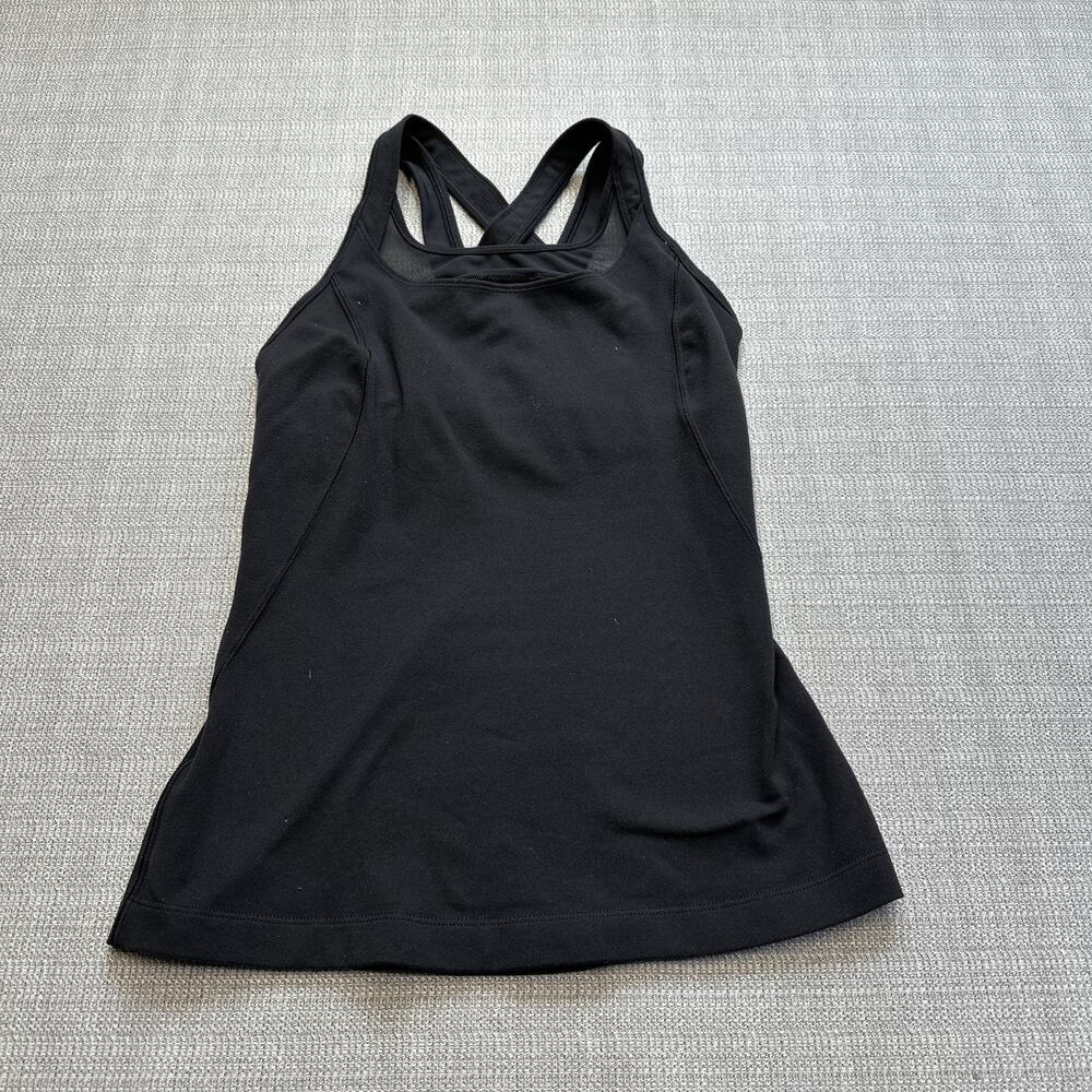 lululemon athletica Black Cross-Back Tank Top